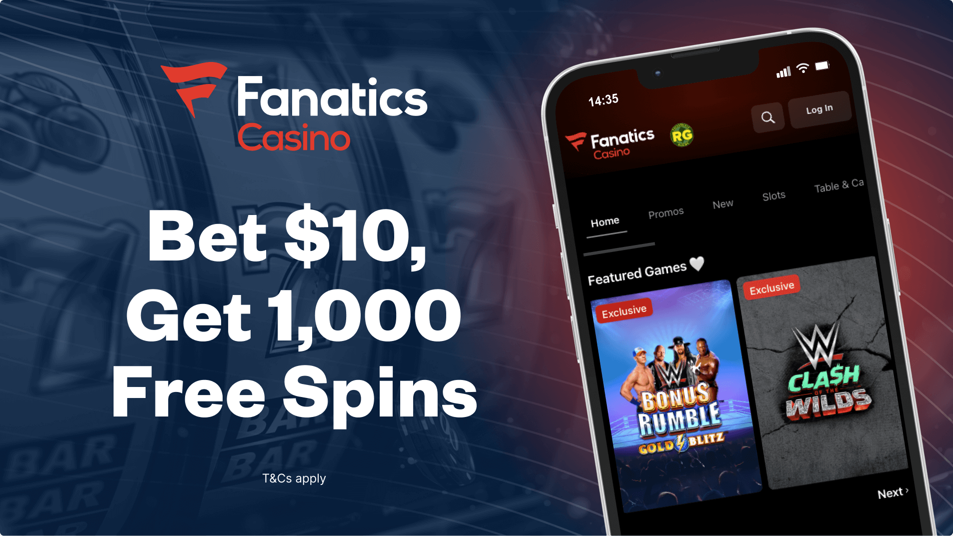 Fanatics Casino welcome bonus